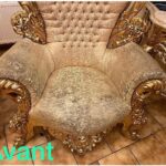 fauteuil tissu royal avant